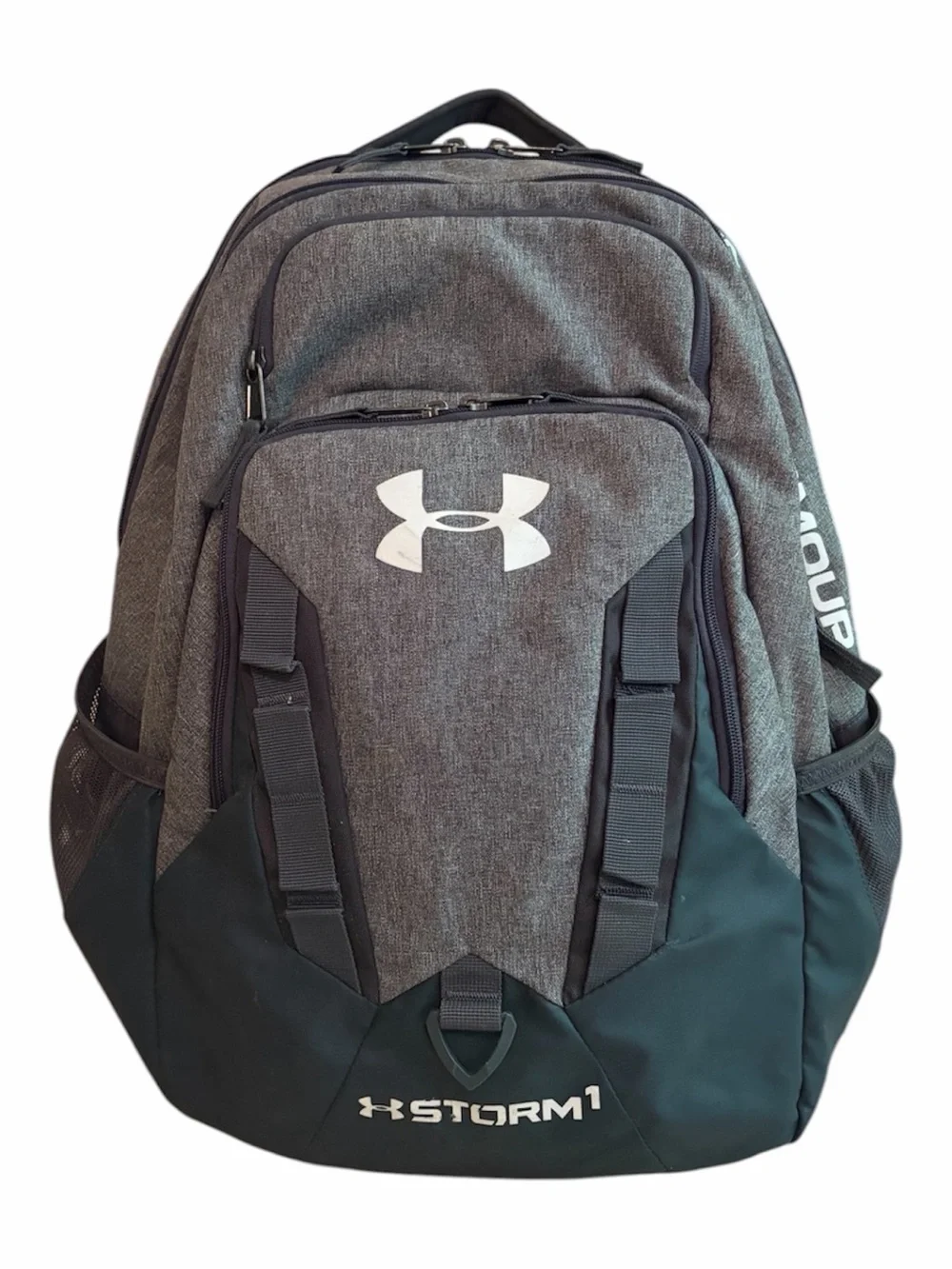 Under Armour Grey and Black Storm 1 Backpack